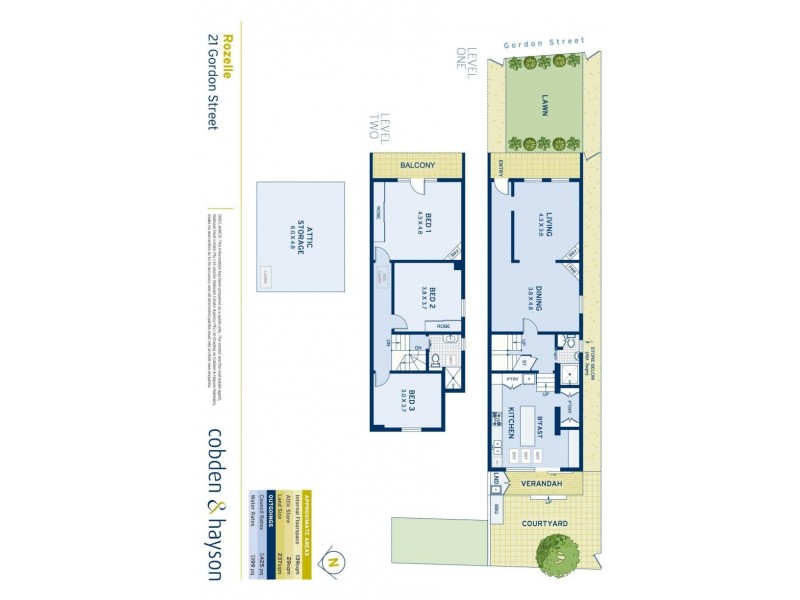 21 Gordon Street, Rozelle NSW 2039 Floorplan
