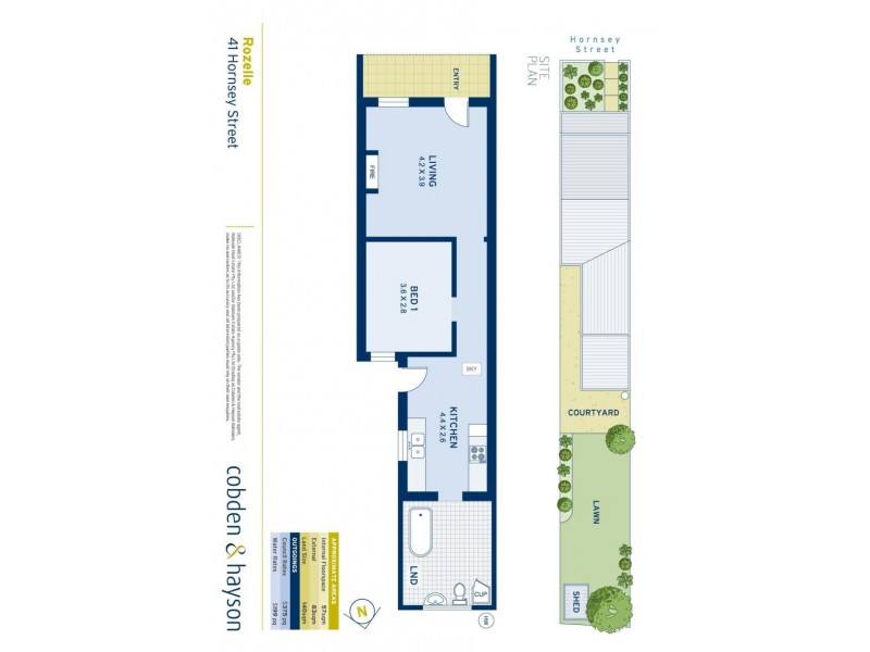41 Hornsey Street, Rozelle NSW 2039 Floorplan