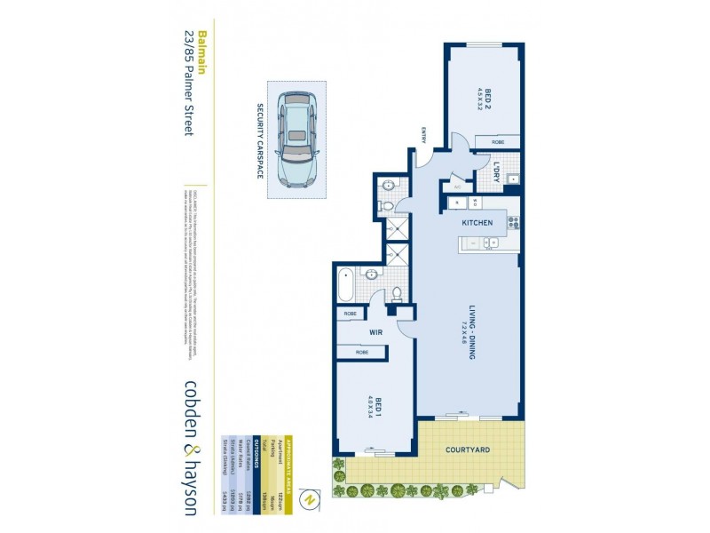 23/85 Palmer Street, Balmain NSW 2041 Floorplan