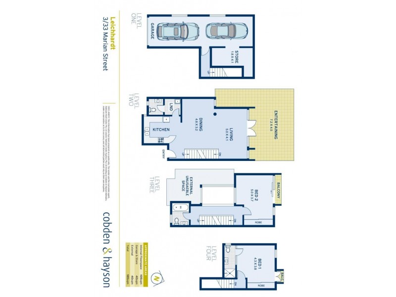 3/33 Marion Street, Leichhardt NSW 2040 Floorplan