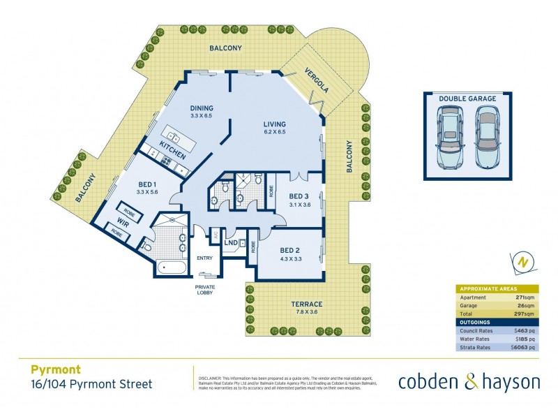 16/104 Pyrmont Street, Pyrmont NSW 2009 Floorplan
