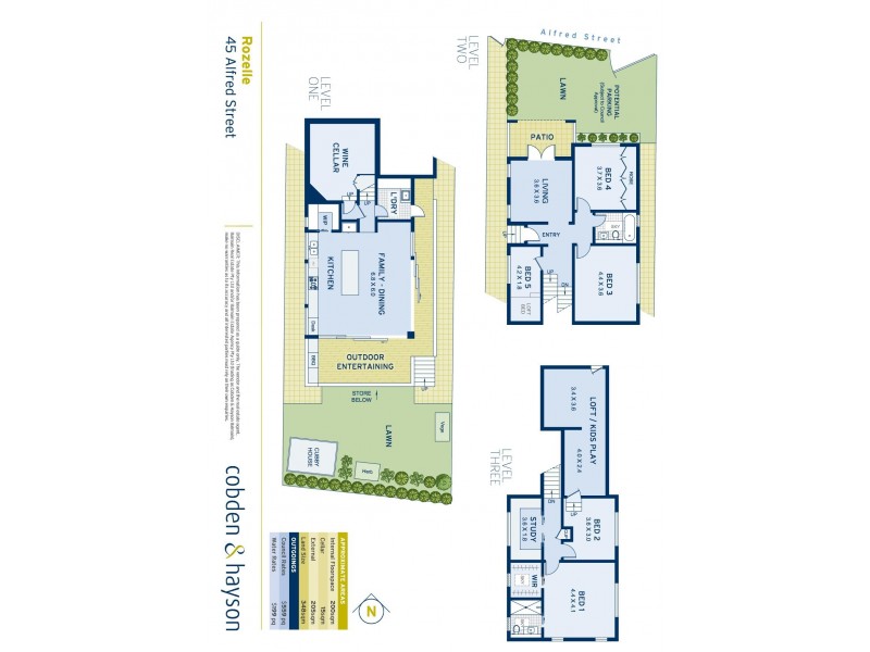 45 Alfred Street, Rozelle NSW 2039 Floorplan