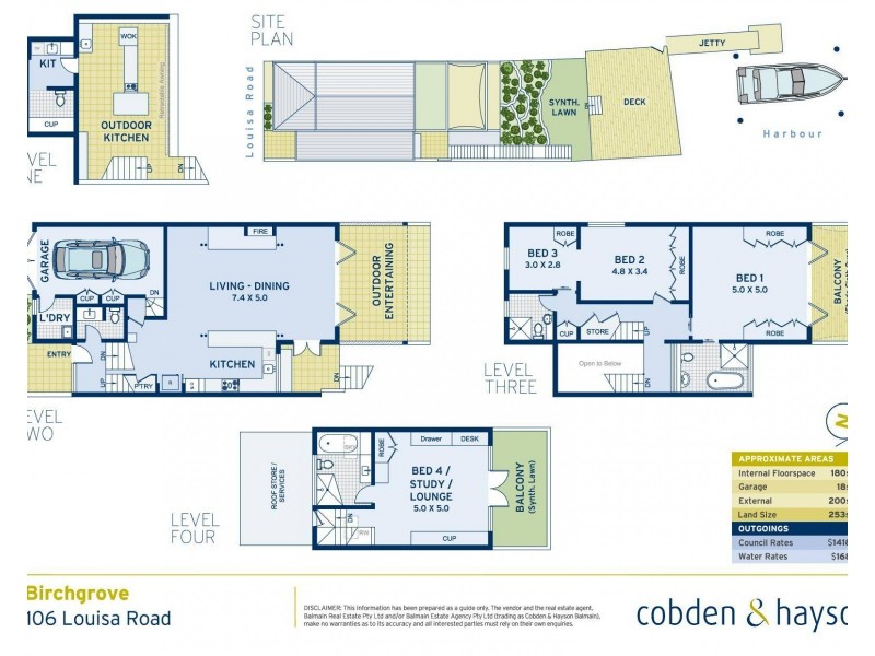 106 Louisa Road, Birchgrove NSW 2041 Floorplan