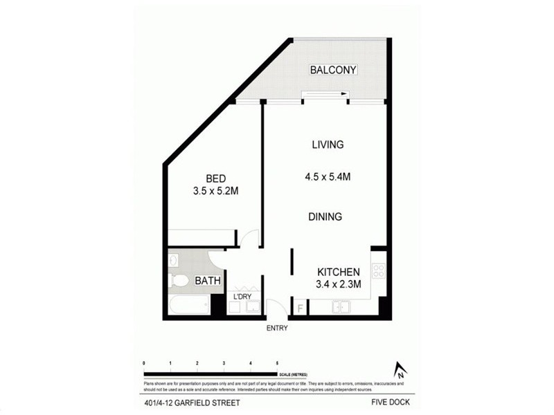 401/4-12 Garfield Street, Five Dock NSW 2046 Floorplan