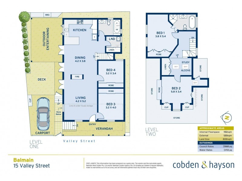 15 Valley Street, Balmain NSW 2041 Floorplan