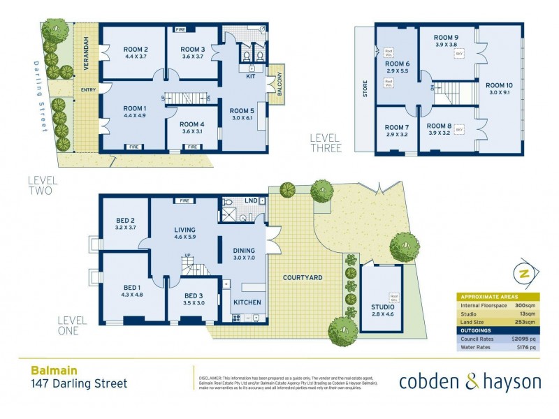 147 Darling Street, Balmain NSW 2041 Floorplan