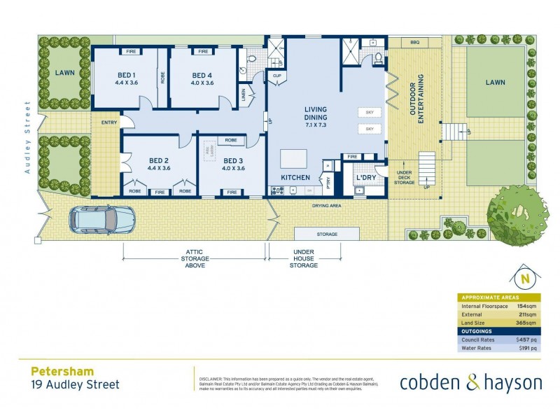19 Audley Street, Petersham NSW 2049 Floorplan