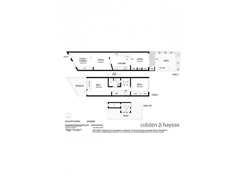99 Curtis Road, Balmain NSW 2041 Floorplan