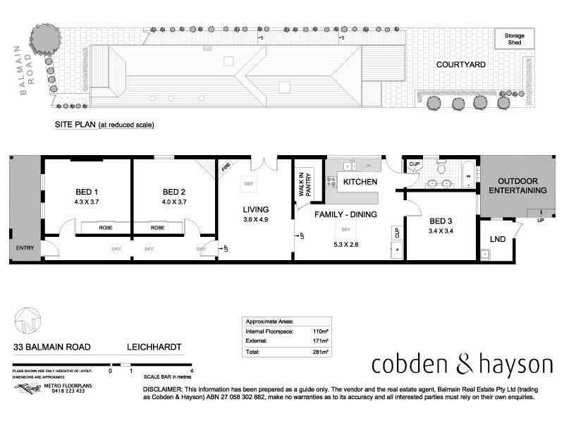 33 Balmain Road, Leichhardt NSW 2040 Floorplan