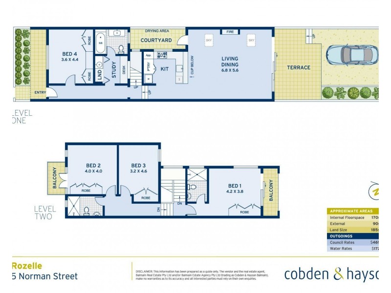 5 Norman Street, Rozelle NSW 2039 Floorplan
