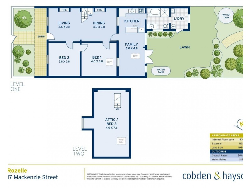 17 Mackenzie Street, Rozelle NSW 2039 Floorplan