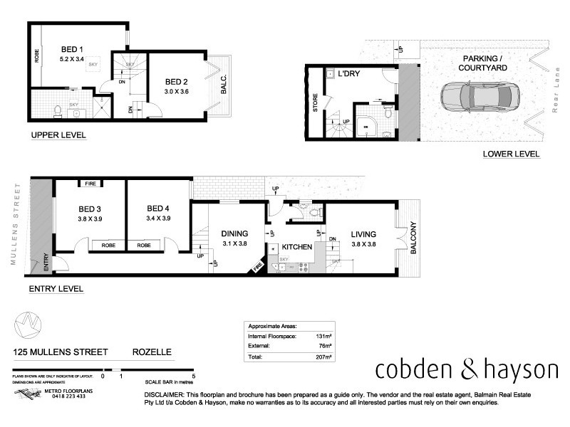 125 Mullens Street, Rozelle NSW 2039 Floorplan