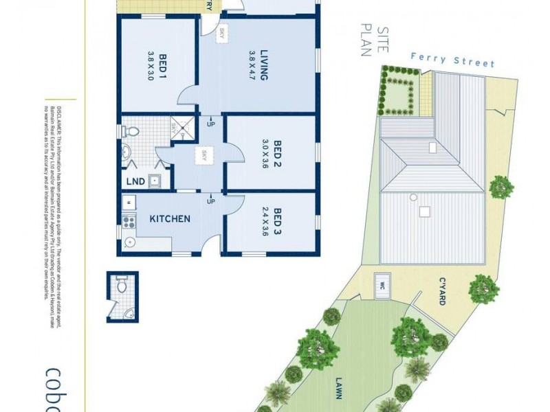 16 Ferry Street, Hunters Hill NSW 2110 Floorplan