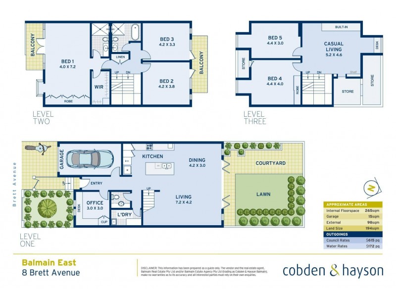 8 Brett Avenue, Balmain East NSW 2041 Floorplan