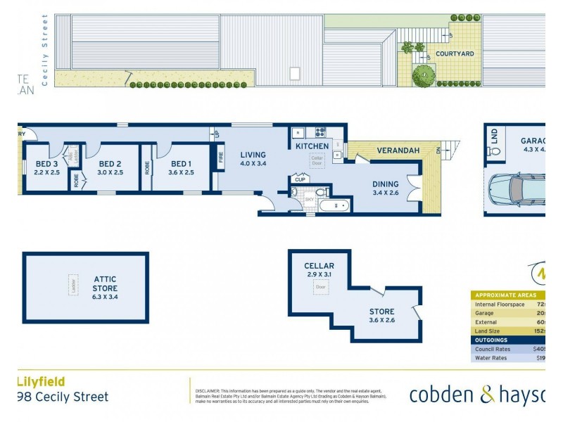 98 Cecily Street, Lilyfield NSW 2040 Floorplan