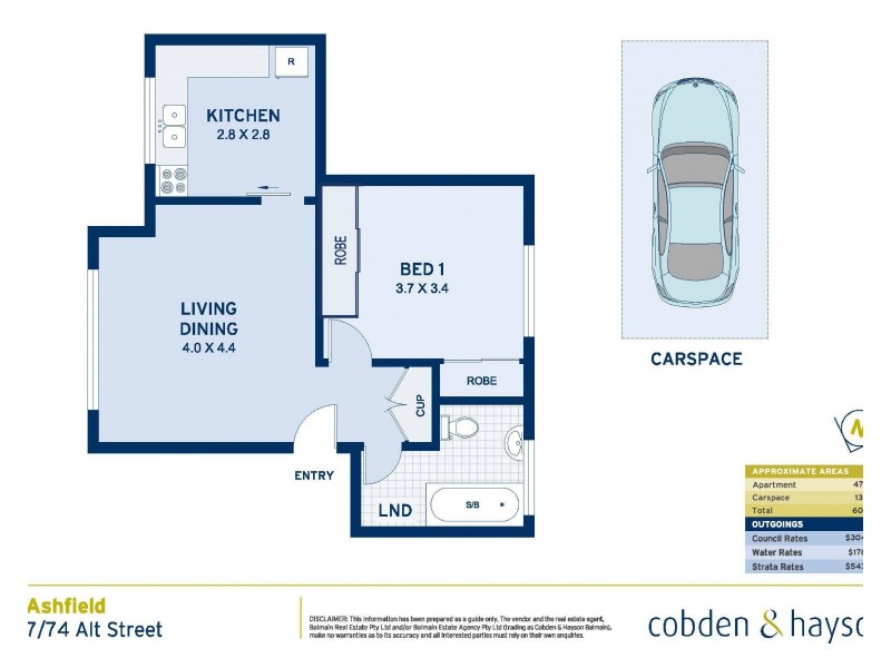 7/74 Alt Street, Ashfield NSW 2131 Floorplan