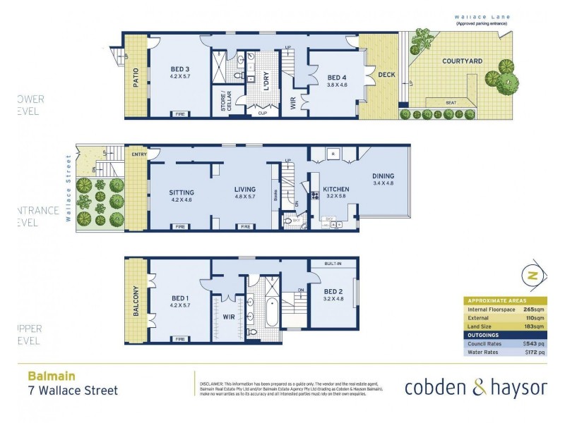 7 Wallace Street, Balmain NSW 2041 Floorplan