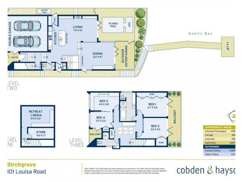 101 Louisa Road, Birchgrove NSW 2041 Floorplan