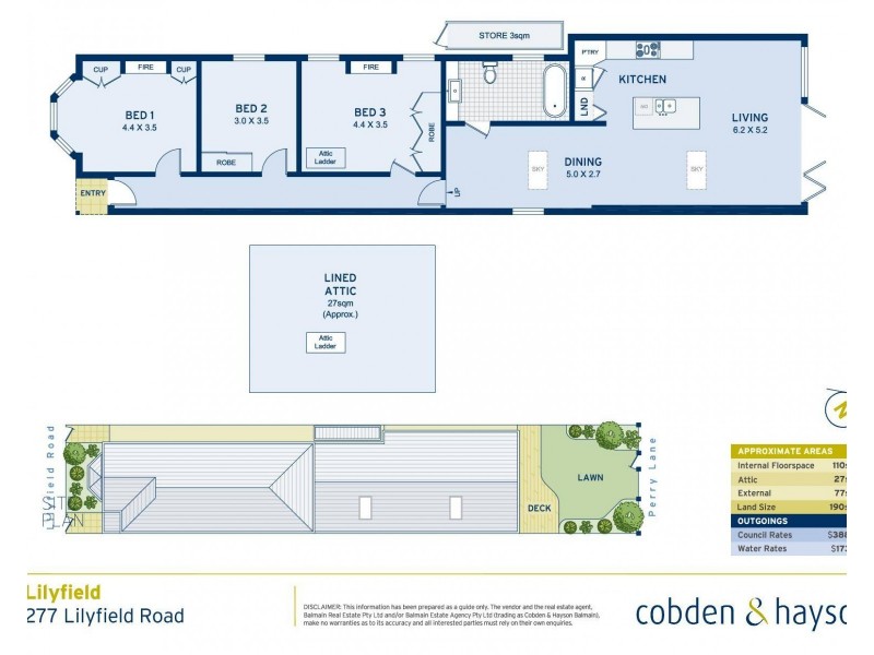 277 Lilyfield Road, Lilyfield NSW 2040 Floorplan