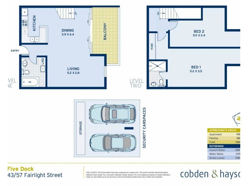 43/57 Fairlight Street, Five Dock NSW 2046 Floorplan