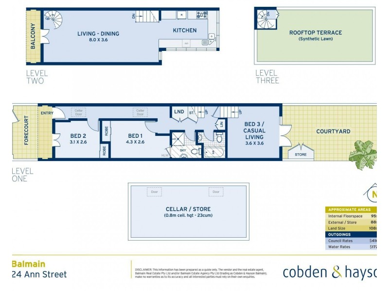 24 Ann Street, Balmain NSW 2041 Floorplan