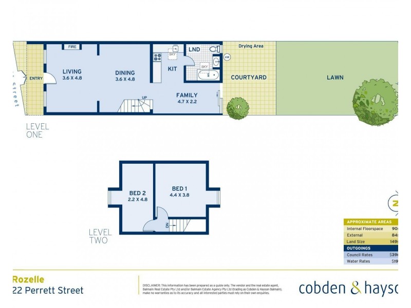 22 Perrett Street, Rozelle NSW 2039 Floorplan