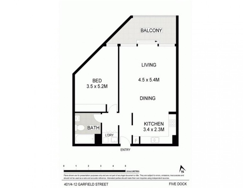 401/4-12 Garfield Street, Five Dock NSW 2046 Floorplan