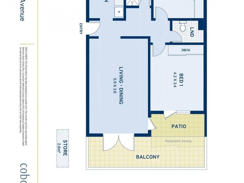 7/5 Gallimore Avenue, Balmain East NSW 2041 Floorplan