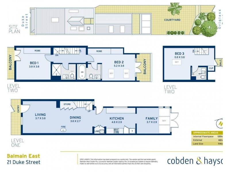 21 Duke Street, Balmain East NSW 2041 Floorplan