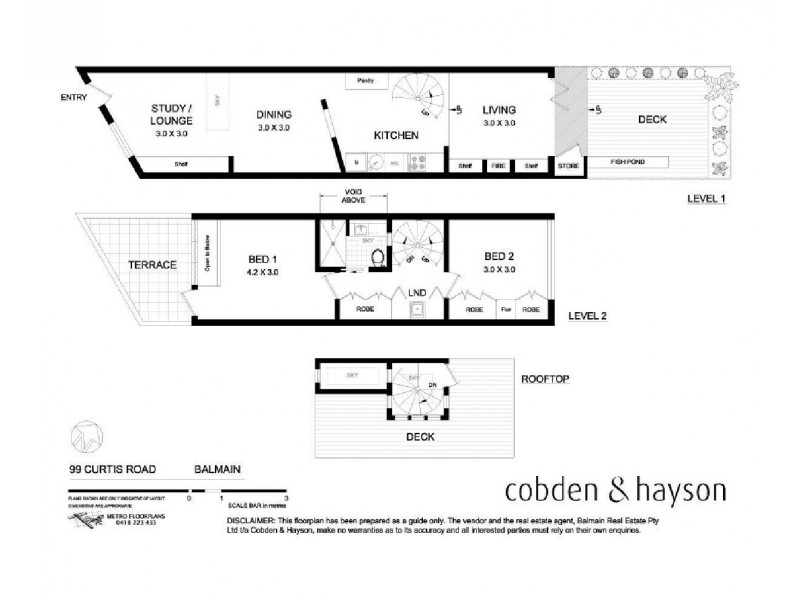 99 Curtis Road, Balmain NSW 2041 Floorplan