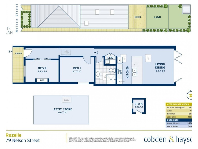 79 Nelson Street, Rozelle NSW 2039 Floorplan