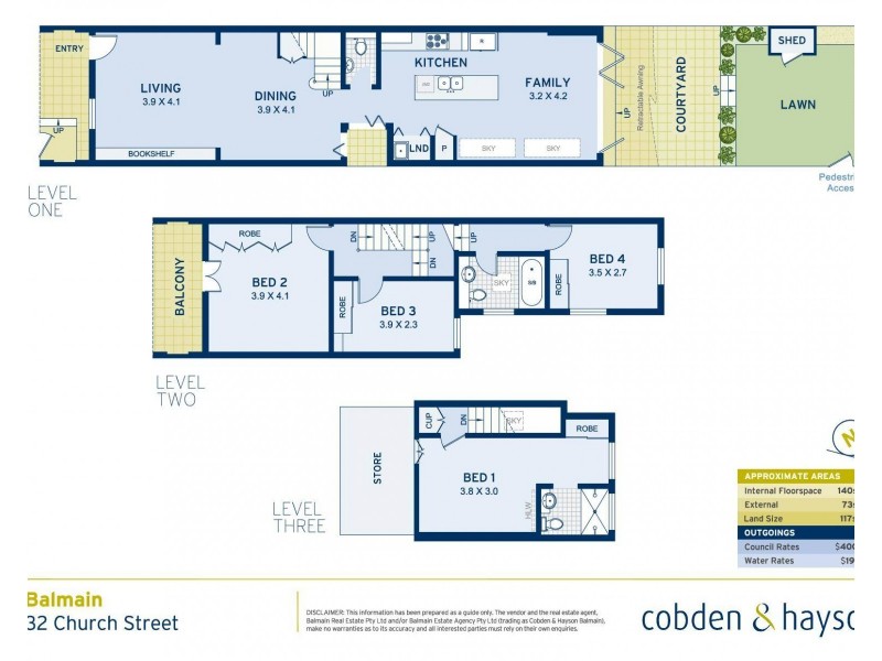 32 Church Street, Balmain NSW 2041 Floorplan