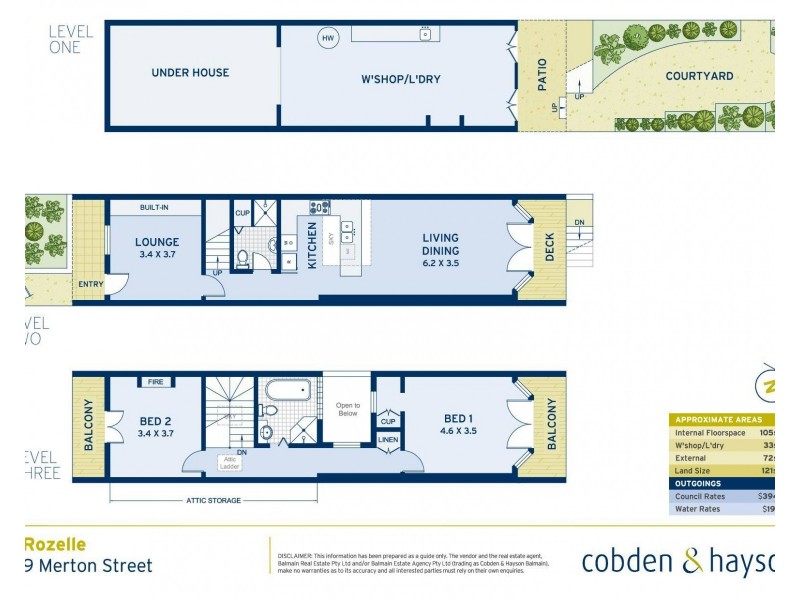 9 Merton Street, Rozelle NSW 2039 Floorplan