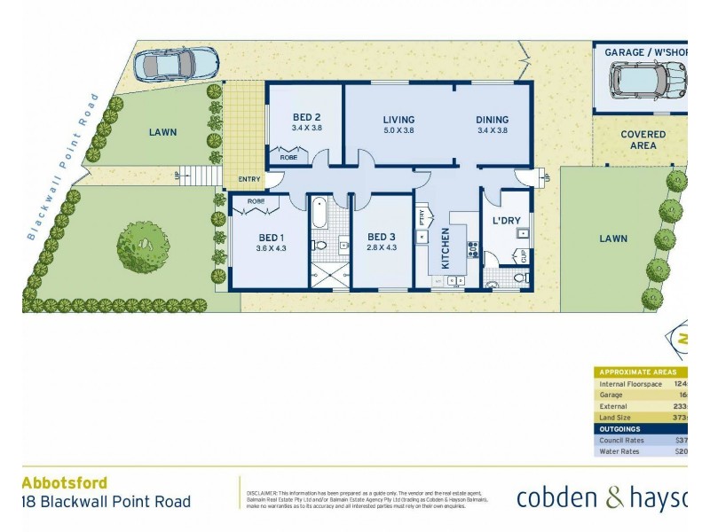18 Blackwall Point Road, Abbotsford NSW 2046 Floorplan