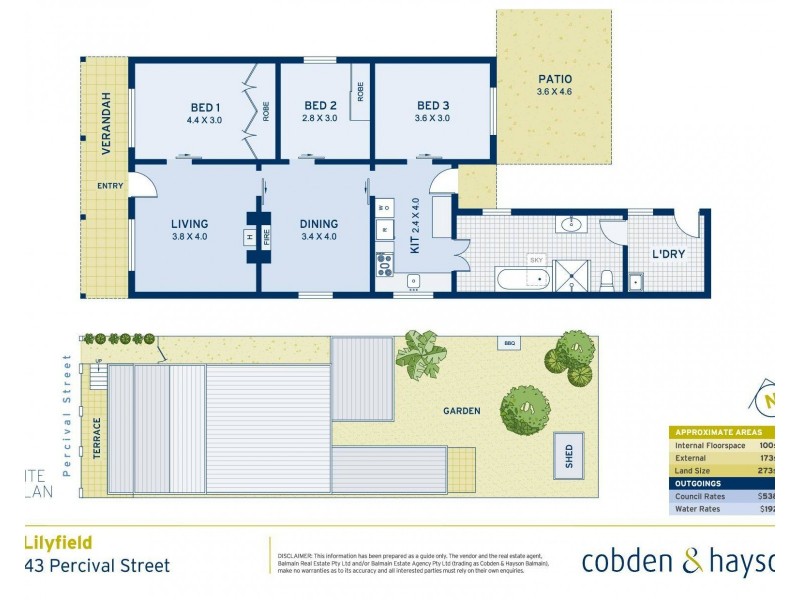 43 Percival Street, Lilyfield NSW 2040 Floorplan