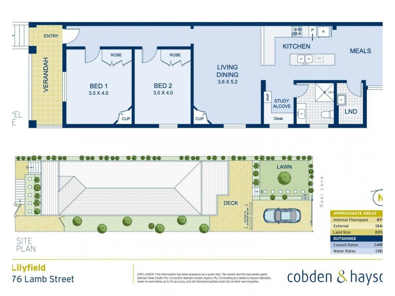 76 Lamb Street, Lilyfield NSW 2040 Floorplan