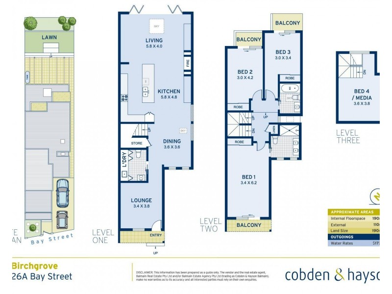 26A Bay Street, Birchgrove NSW 2041 Floorplan