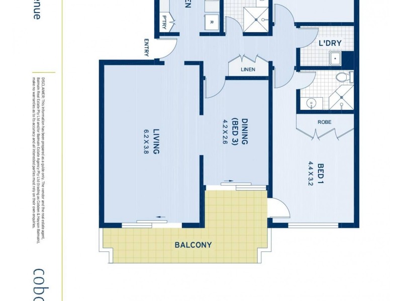17/8 Lookes Avenue, Balmain East NSW 2041 Floorplan