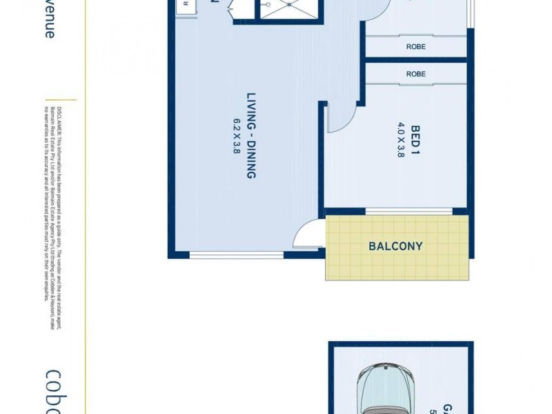 9/3 Gallimore Avenue, Balmain East NSW 2041 Floorplan