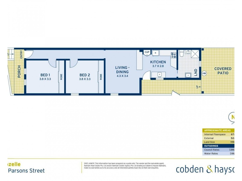 15 Parsons Street, Rozelle NSW 2039 Floorplan