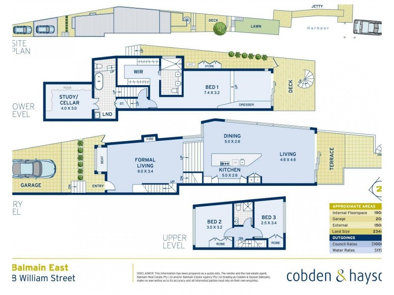 8 William Street, Balmain East NSW 2041 Floorplan