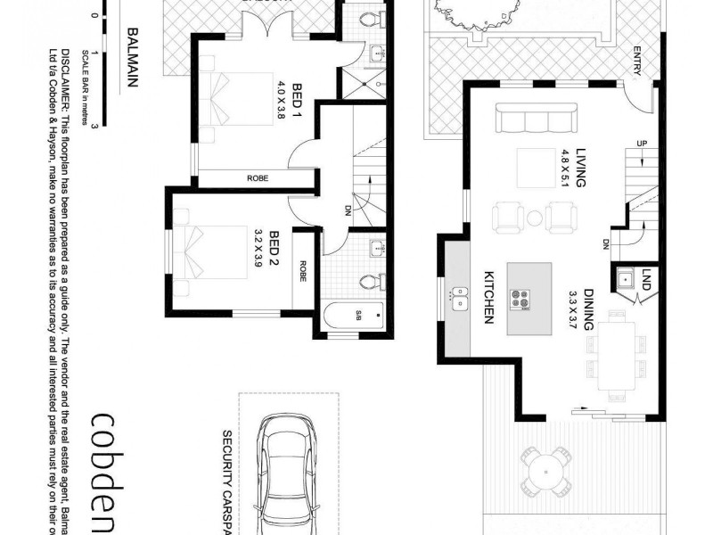6/40 Evans Street, Balmain NSW 2041 Floorplan