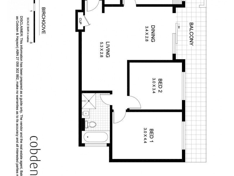 3/39 Church Street, Birchgrove NSW 2041 Floorplan