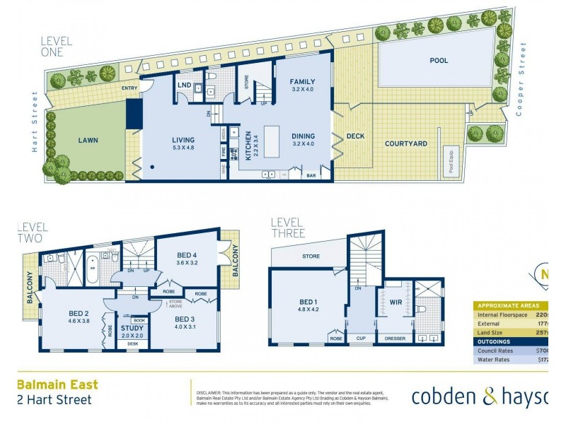 2 Hart Street, Balmain East NSW 2041 Floorplan