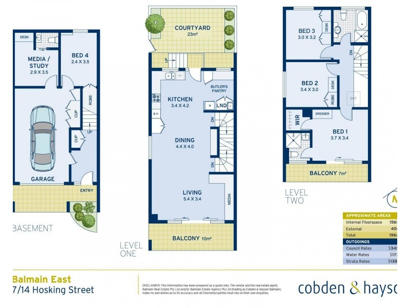 7/14 Hosking Street, Balmain East NSW 2041 Floorplan