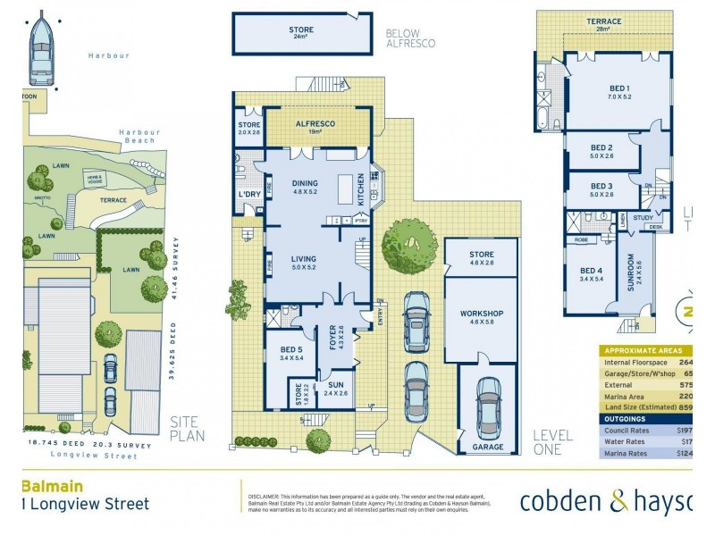 1 Longview Street, Balmain NSW 2041 Floorplan