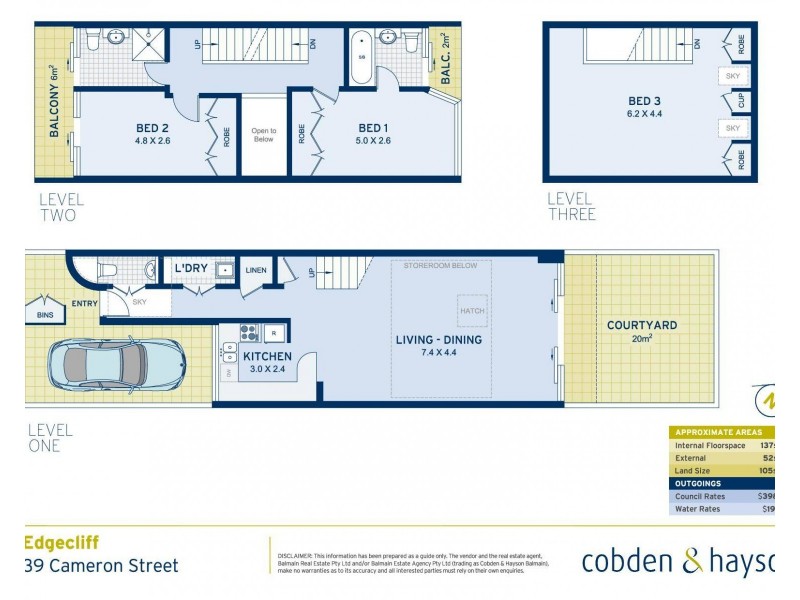 39 Cameron Street, Edgecliff NSW 2027 Floorplan
