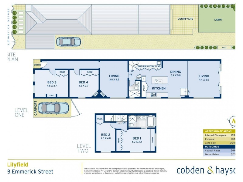 8 Emmerick Street, Lilyfield NSW 2040 Floorplan