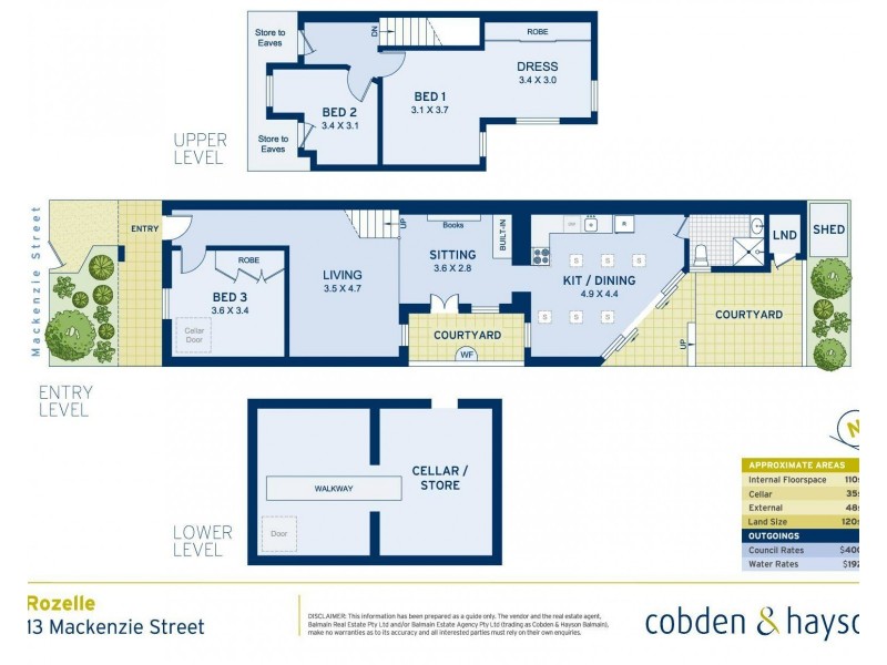 13 Mackenzie Street, Rozelle NSW 2039 Floorplan