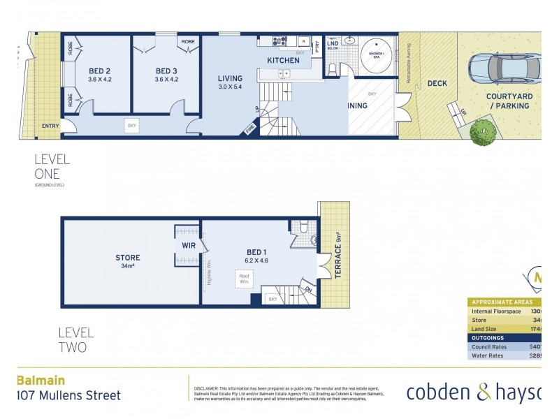 107 Mullens Street, Balmain NSW 2041 Floorplan